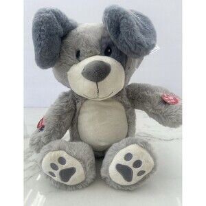 Cuddle Barn Peek & Play Parker Dog Plush Interactive Talking Stuffed Toy